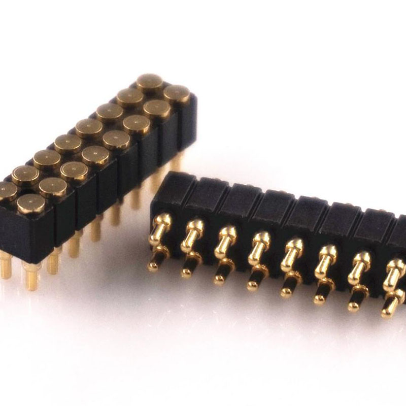 2.54mm 피치 smt/smd pogo 핀 커넥터