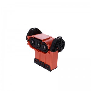 200a/3000V 3 핀 DC 고전압 커넥터 엘보우 플러그